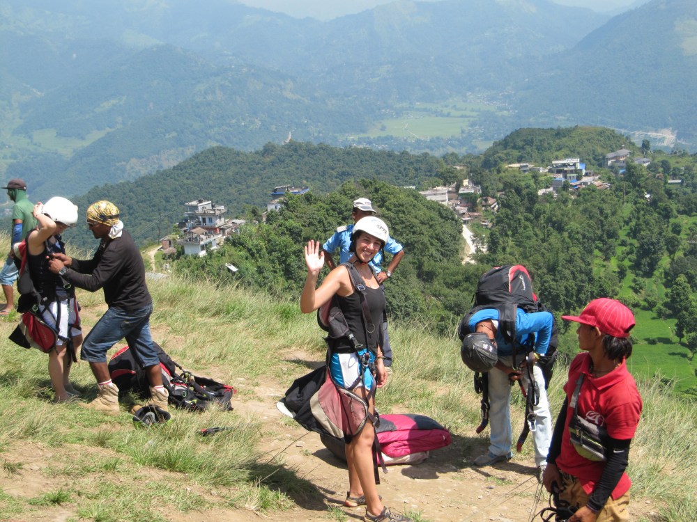 Paragliding in Pokhara Nepal