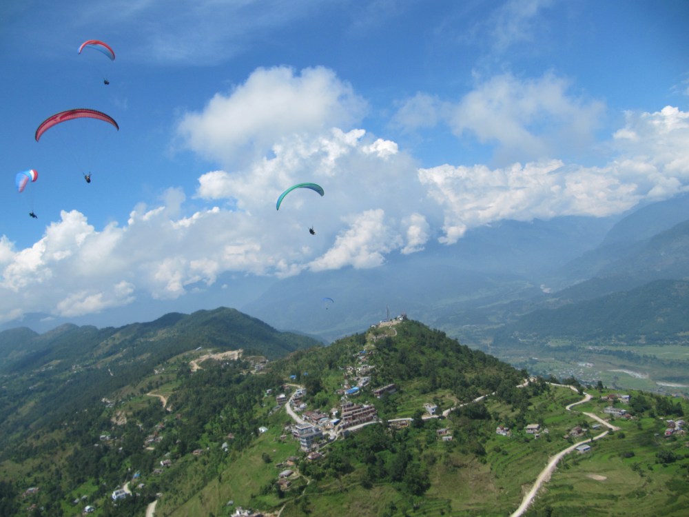 Paragliding in Pokhara Nepal