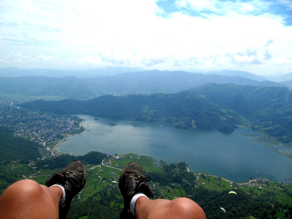 Paragliding in Pokhara Nepal