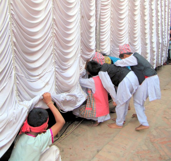 Children in Kathmandu, Nepal