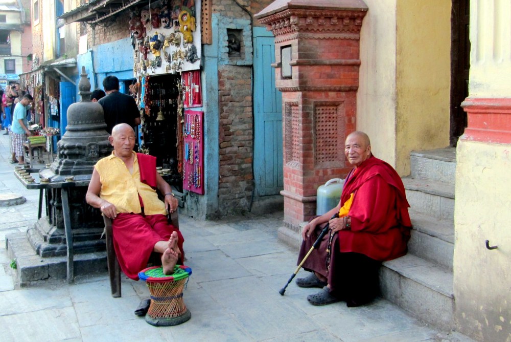 Monks in Kathmandu, Nepal